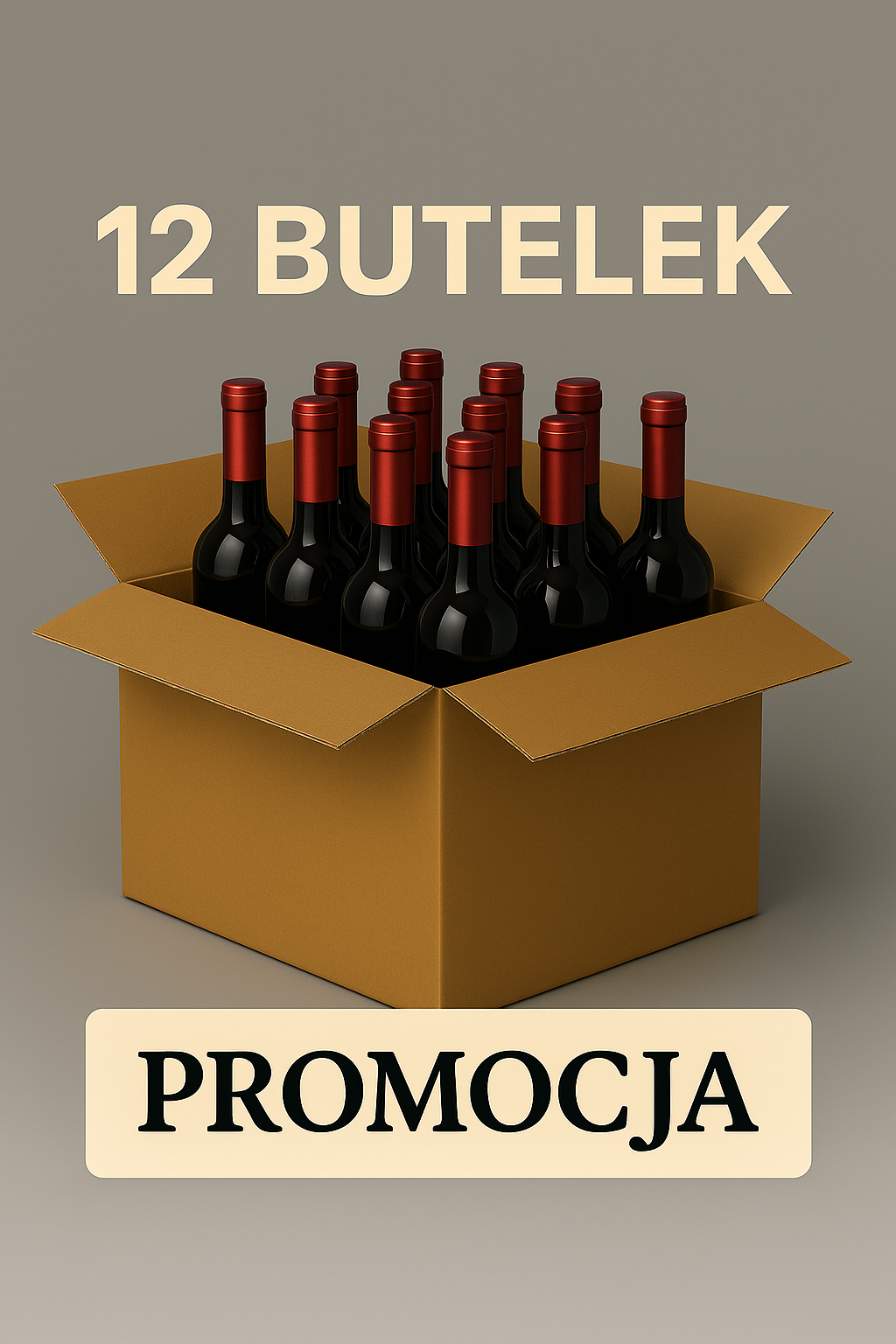 Promocja na 12 butelek wina